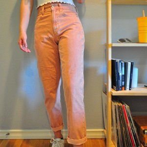 pink corduroy mom jeans